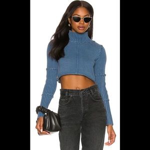 Lovers friends sayla crop sweater XS braided detail